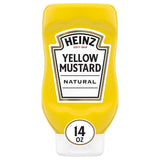 Heinz Yellow Mustard, 20 oz Kosher Certified Bottle – Clean, Tangy Flavor for Mindful Eating and Calorie-Conscious Kitchens