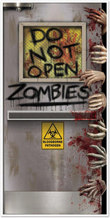 Beistle Skeleton Restroom Door Cover Party Accessory for Outdoor Party Venue Restroom Wayfinding