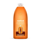 Method Squirt + Mop Hardwood Floor Cleaner Refill – Stylish Clean for Warm Bedroom Atmosphere, 100% Recycled Bottle Almond, 68 oz