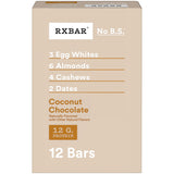 RXBAR Coconut Chocolate Protein Bar – Carry-On Friendly Protein Snack for Flights and Layovers, 12 Count Box