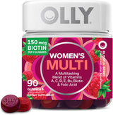 OLLY Women's Multivitamin Gummy – Two-Gummy Simplicity for Clutter-Free Wellness, Berry, 90 Count