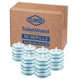 Clorox ToiletWand Toilet Bowl Disinfecting Pads – Hygienic No Handle Contact Refills for Allergy Aware Homes, 30 Count