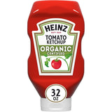 Heinz Organic Tomato Ketchup for Children's Snack Plates, Mess-Free Squeeze Bottle for Fries and Chicken Nuggets