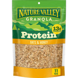 Nature Valley Protein Granola Oats and Honey Lunchbox Prep Staple, Resealable Pouch for Streamlined Meal Planning