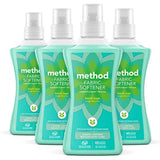 Method Fabric Softener – Ginger Mango Layered Fragrance for Stress-Relief Bedtime Sheets, 4-Pack Bulk Self-Care Ritual
