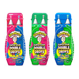 WARHEADS Super Sour Double Drops Liquid Sour Candy – Kids Party Favor and Goody Bag Stuffer, Dual Flavor Assorted 3 Pack of 1.01 oz Squeeze Bottles