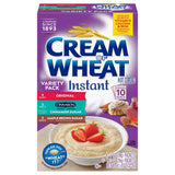 Cream of Wheat Instant Hot Cereal, Bananas and Cream – No-Cook Family Breakfast for Picky Eaters, 10 Travel-Size Packets