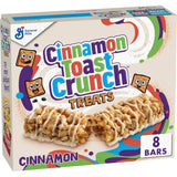 Cinnamon Toast Crunch Cereal Treat Bars, Snack Bars, 8 Ct, 6.8 oz – Pre-Workout Quick Carb Bar for the Gym Bag