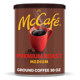 McCafe Premium Roast Medium Roast Ground Coffee 30 oz Canister – Work-From-Home Brew for Consistent Daily Focus