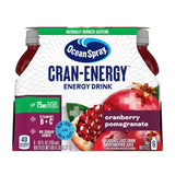 Ocean Spray® Cran-Energy™ Pomegranate Cranberry Energy Juice – On-the-Go Refreshment for Hiking, Yoga Studio, and Active Lifestyles