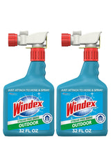 Windex Concentrated Outdoor Window and Siding Spray – One-Step Hose Cleaning for Large Properties and Rental Turnovers, 32 Fl Oz