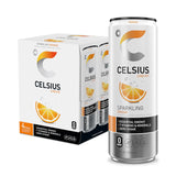 CELSIUS Sparkling Orange Functional Energy – Holistic Wellness Choice for Active Lifestyle, Vegan and Non-GMO Clean Energy 12oz Can