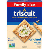 Triscuit Original Whole Grain Wheat Crackers – Wholesome Whole Grain Snacks for Health-Conscious Routines, 12.5 oz