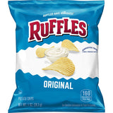 Ruffles Original Chips 1 Ounce 40 Count – Hostess Gift Basket Addition for Housewarming and Holiday Parties