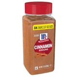 McCormick Ground Cinnamon, 7.12 oz – Family-Size Spice for Cinnamon Toast, Cereal, and Toddler Snacks