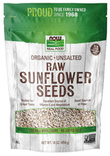 NOW Foods Raw Hulled Sunflower Seeds Non-GMO Unsalted – Mess Free Shell Free Snack for Kayaking, Fishing Trips, and Outdoor Adventures
