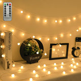 ZIMINGU LED Fairy String Lights – Pet Friendly Cool Touch Globe Lights for Christmas Tree and Crate Free Holiday Decor, USB Powered