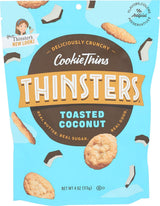 Thinsters Toasted Coconut Cookies – Portion-Controlled Afternoon Pick-Me-Up for Clean Eating, 4 oz Bag