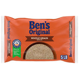 BEN'S ORIGINAL Whole Grain Brown Rice, 5 lb Bag – Whole Grain Side Dish for Quick Weeknight Family Dinners Kids Accept