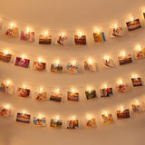 AOSTAR Photo Clip Lights – Wedding Bridal Shower Gift for Couples, Romantic Warm White Fairy Lights for Pictures