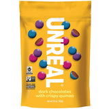 Unreal Chocolate Quinoa Gems – Guilt-Free Vegan Snack for Mindful Eating Breaks, Resealable Bag
