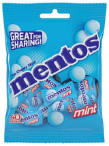 Mentos Chewy Candy for Uber and Rideshare Drivers – Individually Wrapped Mint Rolls 40 Pack for Passenger Refreshment