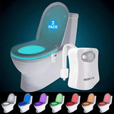 ZEZHOU Toilet Night Light – Valentine and Father’s Day Gag Gift for Him, Motion Activated Bathroom LED for Husband and Grandpa