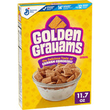 Golden Grahams Breakfast Cereal, Crispy Whole Grain Graham Flavor, Ready-to-Eat – Cozy Holiday Gift for Nostalgic Adults
