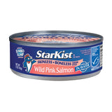 StarKist Wild Pink Salmon - Skinless, Boneless - 5 oz Can | No-Cook Study Snack for Students and Late-Night Focus Sessions