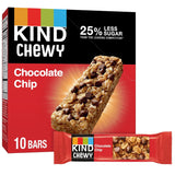 KIND Granola Chewy Bar Chocolate Chip – Sideline Snack for Soccer Practice and Sports Days, 10 Pack