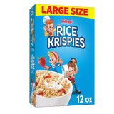 Kellogg's Rice Krispies Cereal – Thoughtful Holiday Gift Basket Staple for the Family on Your List, 24oz x 2