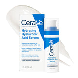 CeraVe Hyaluronic Acid Serum – Streamlined Hydration Step for a Clean, Uncluttered Vanity, 1 oz