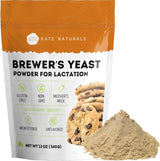Kate Naturals Brewers Yeast Powder – Holiday Gift for Pregnant Friends, Postpartum Lactation Prep