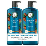 Herbal Essences Argan Oil Shampoo & Conditioner 2-Pack – Housewarming Gift for Women, Spa-Inspired Daily Repair Set