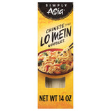 Simply Asia Lo Mein Noodles, 14 oz Resealable Bag – Additive-Free Asian Noodles for Healthy Meal Prep