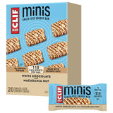 CLIF BAR Minis White Chocolate Macadamia Nut Organic Snack Bars for Family Day Hikes and Weekend Adventures