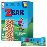 Zbar Iced Oatmeal Cookie – Nutritious Grab-and-Go Bars Made with Whole Grains, Free from Artificial Colors and Flavors (18 Pack)