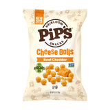 Pipcorn Heirloom Cheddar Cheese Balls – Clean Label Cheese Puff Alternative, Nothing Artificial