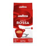 Lavazza Qualità Rossa Ground Coffee – Smooth Medium Roast for Mindful Coffee Breaks, Espresso and French Press