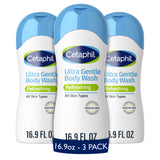 Cetaphil Ultra Gentle Refreshing Body Wash — Soothing Aloe Vera Body Wash for a Self-Care Ritual on Dry, Reactive Skin