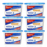 Vacplus Dehumidifier Boxes 6 Pack – Safe Overnight Moisture Solution for Family Bathrooms, 10.5 Oz