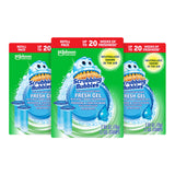 Scrubbing Bubbles Fresh Gel Toilet Stamps – Mindful Guest Bathroom Refresh, 12-Day Flush-Activated Rainshower Fragrance