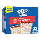 Pop-Tarts Frosted Strawberry Toaster Pastries 32ct – Easy After-Dinner Dessert to Scoop Over Ice Cream