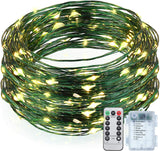 Mudder Warm White Star Lights – Modern Home Accent Piece, 33ft Thin Copper Strand for Cozy Reading Nook Decor
