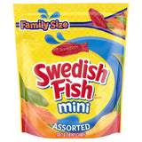 Swedish Fish Mini Chews – Lunchbox and Work Bag Stash for Long Office Days, Home Office Focus Breaks, 24 Sealed 2 oz Bags