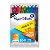 Paper Mate Write Bros. Classic #2 Mechanical Pencils 0.7mm for Cubicle and Conference Room Workflows, Retractable Bulk Pack