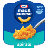 Kraft Spirals Macaroni and Cheese Single Bowl – Clean Pantry Staple for Budget Grocery Hauls