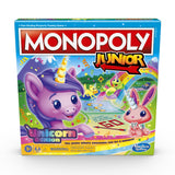 Unicorn Monopoly Junior Edition – Clean All-in-One Board Game With No Extra Pieces or Setup Required