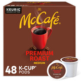 McCafé Premium Roast Coffee Pods – Holiday Gift for Coffee Lovers, 48 Count Keurig Compatible K-Cups for Mom and Dad