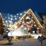 LUMINOUS Winters Night Snowflake Projector – Kids Bedroom Holiday Light, Cool Touch Safe Housing